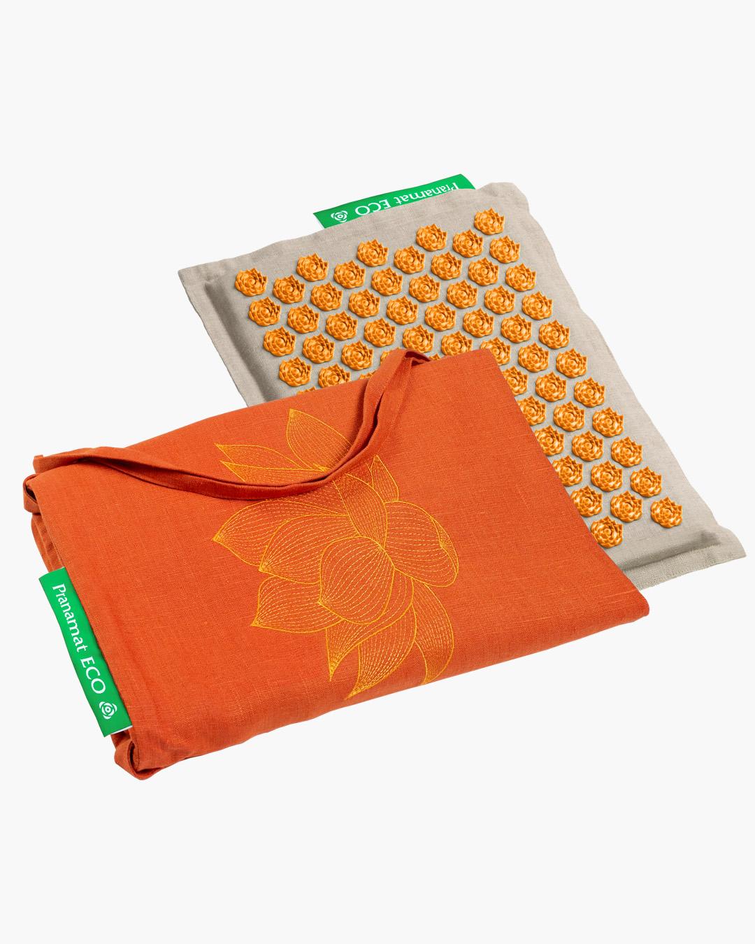 Pranamat Mini + Big Bag Natural & Orange