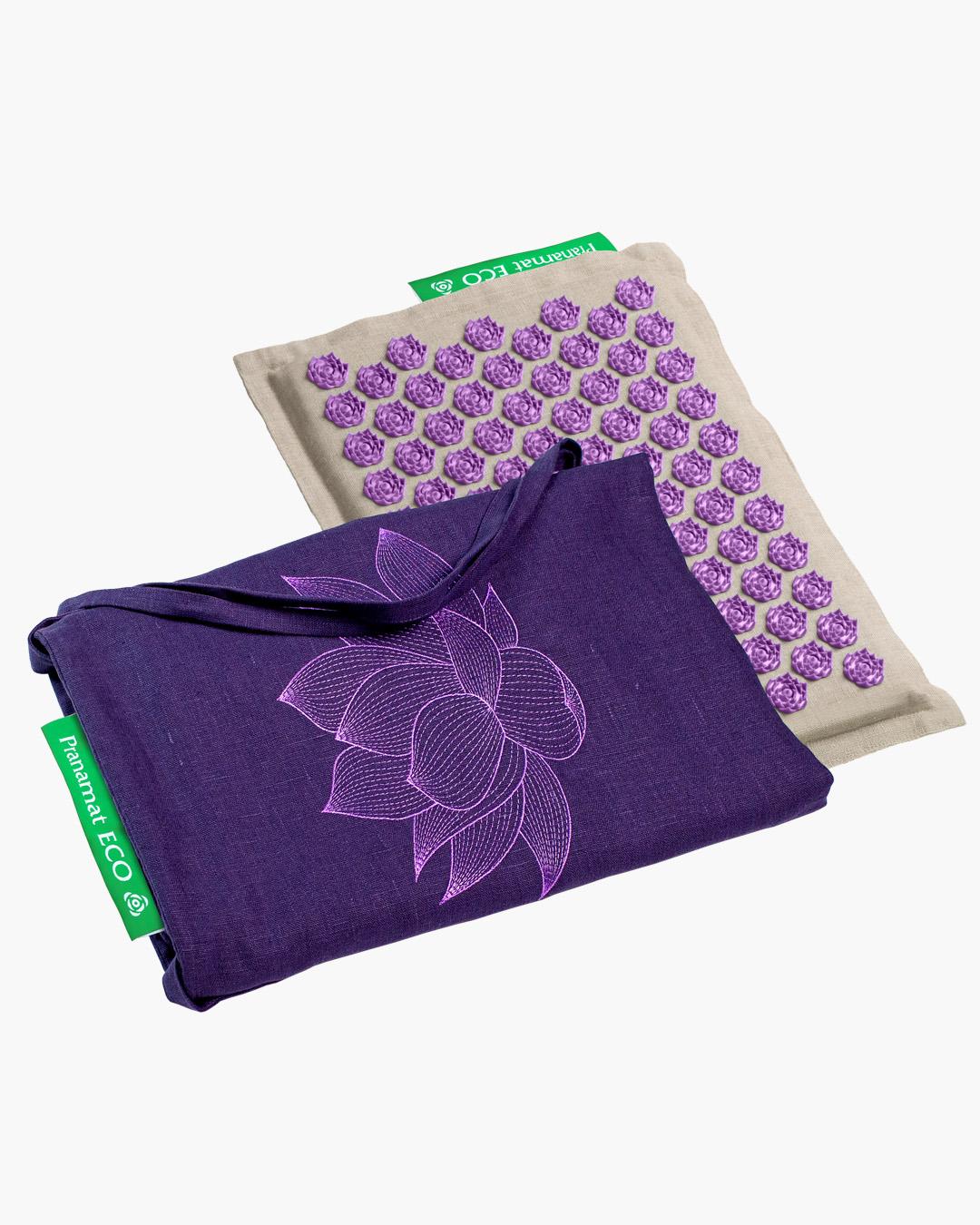 Pranamat Mini + Big Bag Natural & Violet