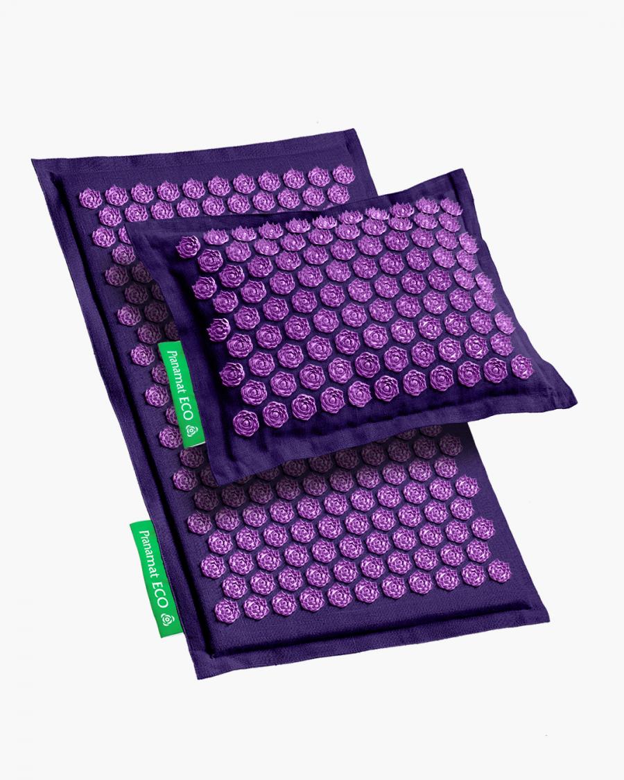 Pranamat ECO Set (Mat + Pillow) Lavender & Lavender