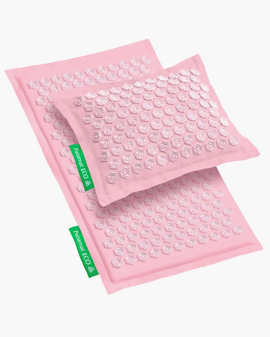 Pranamat ECO Set (Matte + Kissen) Pink Pearl